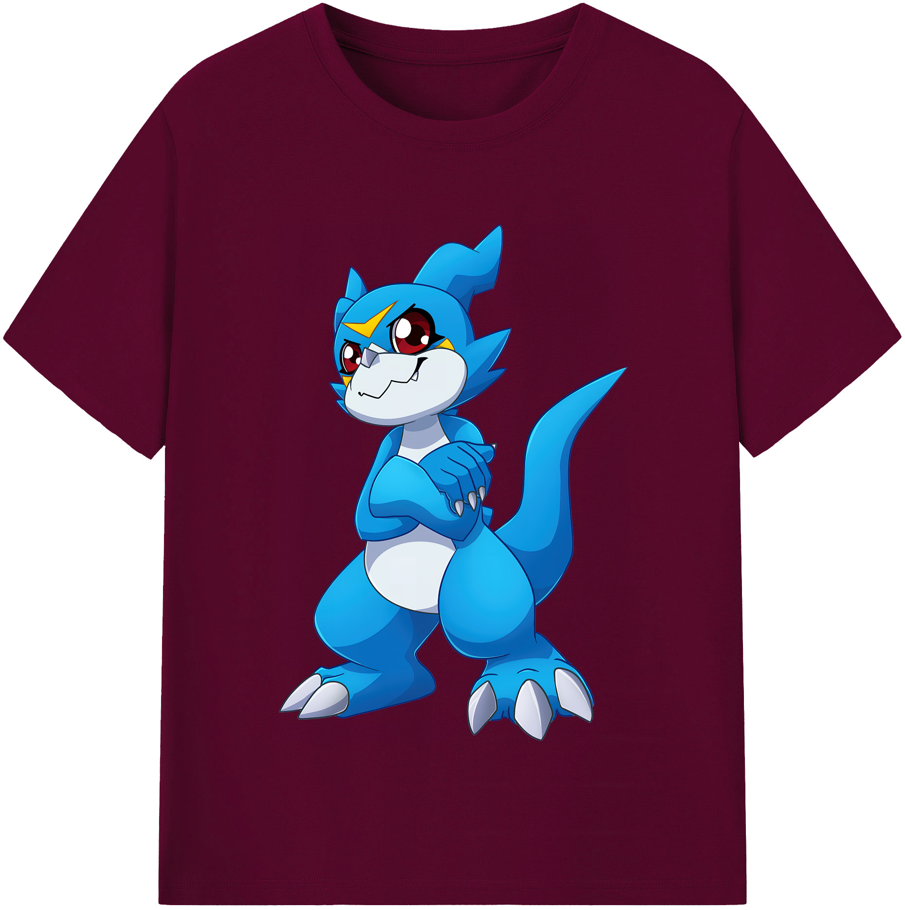 （画像用） Digimon デジタルモンスター/デジモン レディースカジュアルプリントTシャツ（綿100％）